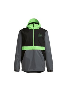 Airblaster Airblaster Trenchover Jacket | Black Hot Green