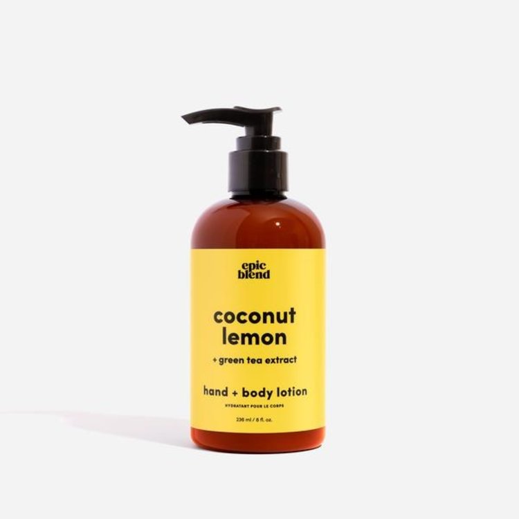Epic Blend Coconut Lemon Hand & Body Lotion 8oz