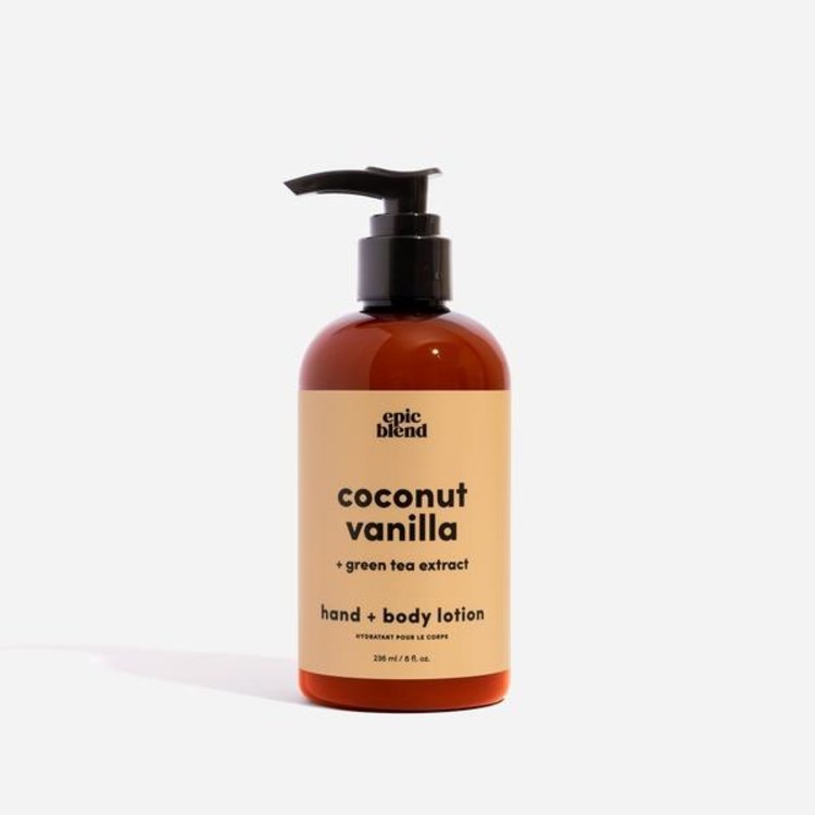 Epic Blend Coconut Vanilla Hand & Body Lotion 8oz