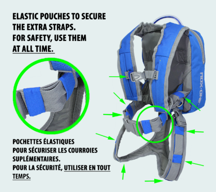 MDXONE Ox Snowboard & Ski Harness | Blue