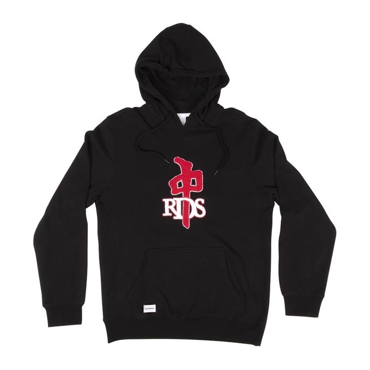 RDS RDS OG Chenille Pullover Hoodie Jacket | Black/Red