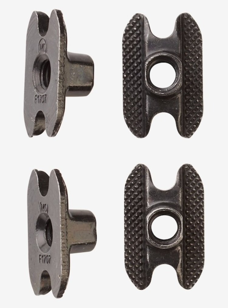Burton M6 Channel Inserts 4 Pack | Black