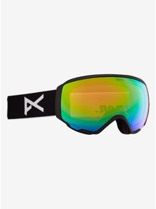 Anon WM1 Goggles + Bonus Lens + MFI Face Mask | Black / Perceive Variable Green