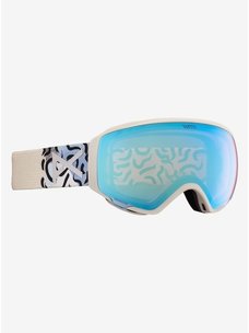 Anon WM1 Goggles + Bonus Lens + MFI Face Mask | Powder / Perceive Variable Blue