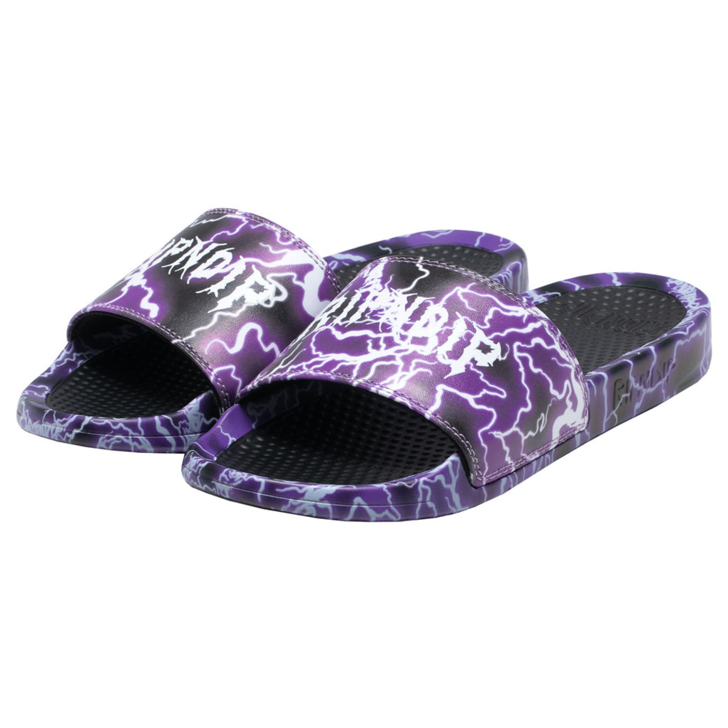 RIPNDIP NIKOLA SLIDES PRPL BLK The Choice Shop