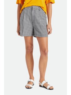 Brixton Brixton Victory Trouser Short | Black Gingham