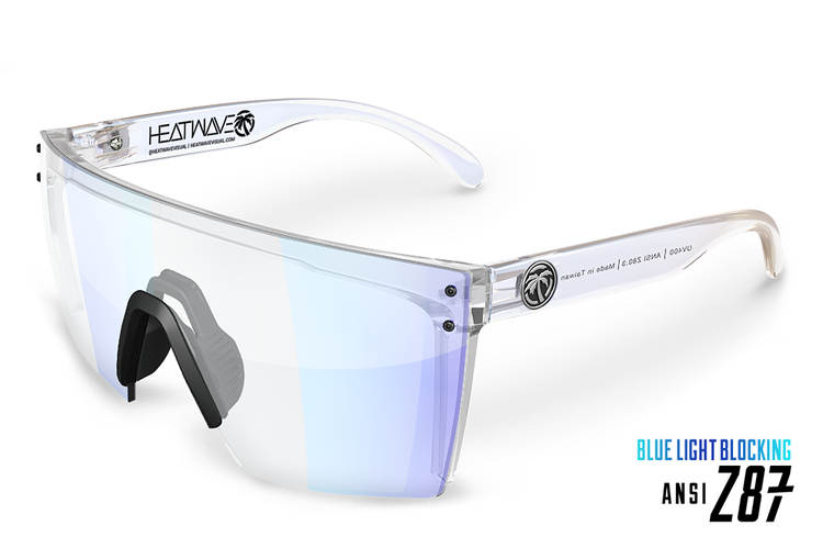 Heat Wave Heat Wave Lazer Face Z87+ | Vapor Clear/Blue Light Blocking