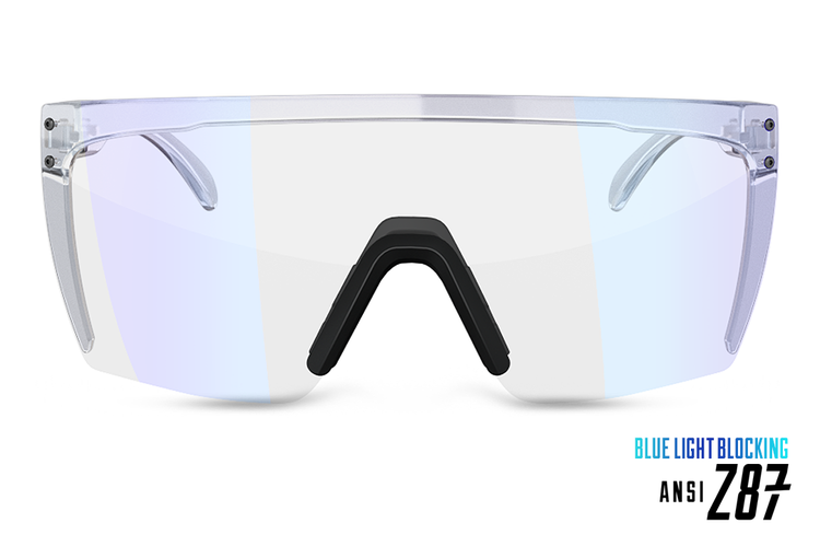 Heat Wave Heat Wave Lazer Face Z87+ | Vapor Clear/Blue Light Blocking