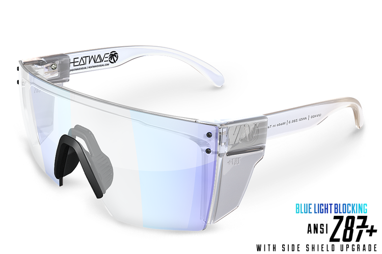 Heat Wave Heat Wave Lazer Face Z87+ | Vapor Clear/Blue Light Blocking