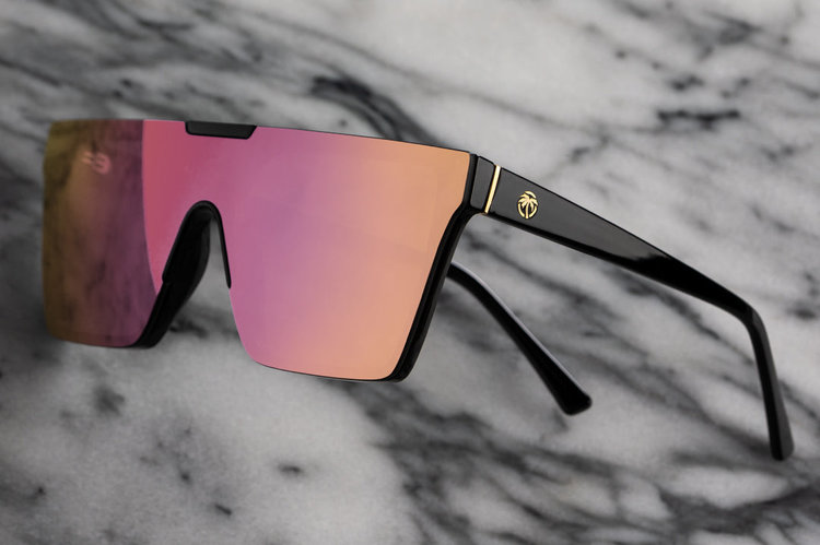 Heat Wave Clarity | Black / Rose Gold Lens