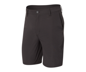 SAXX Go To Town Hybrid Shorts - Faded Black