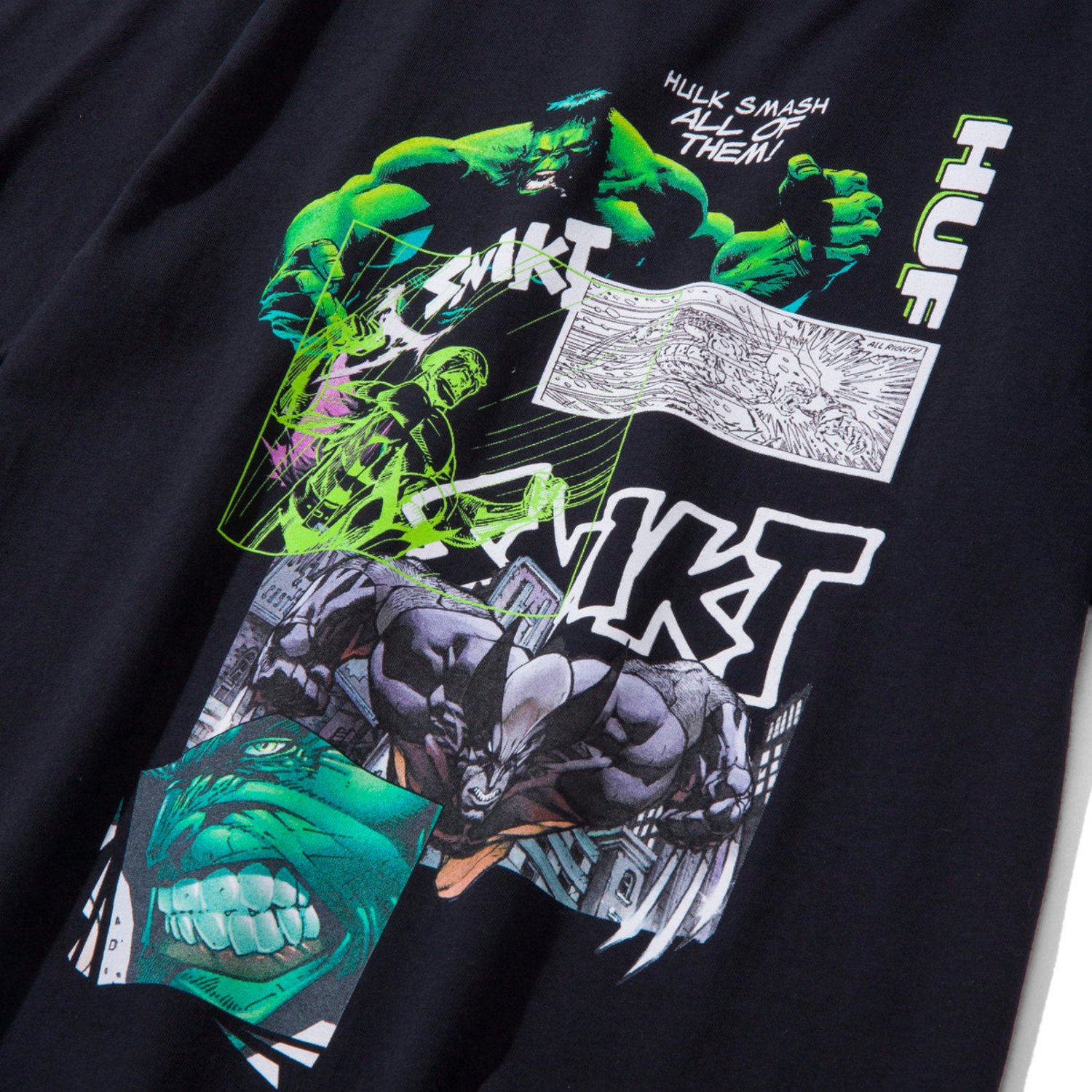 HUF Marvel Smash Up Tee | Black