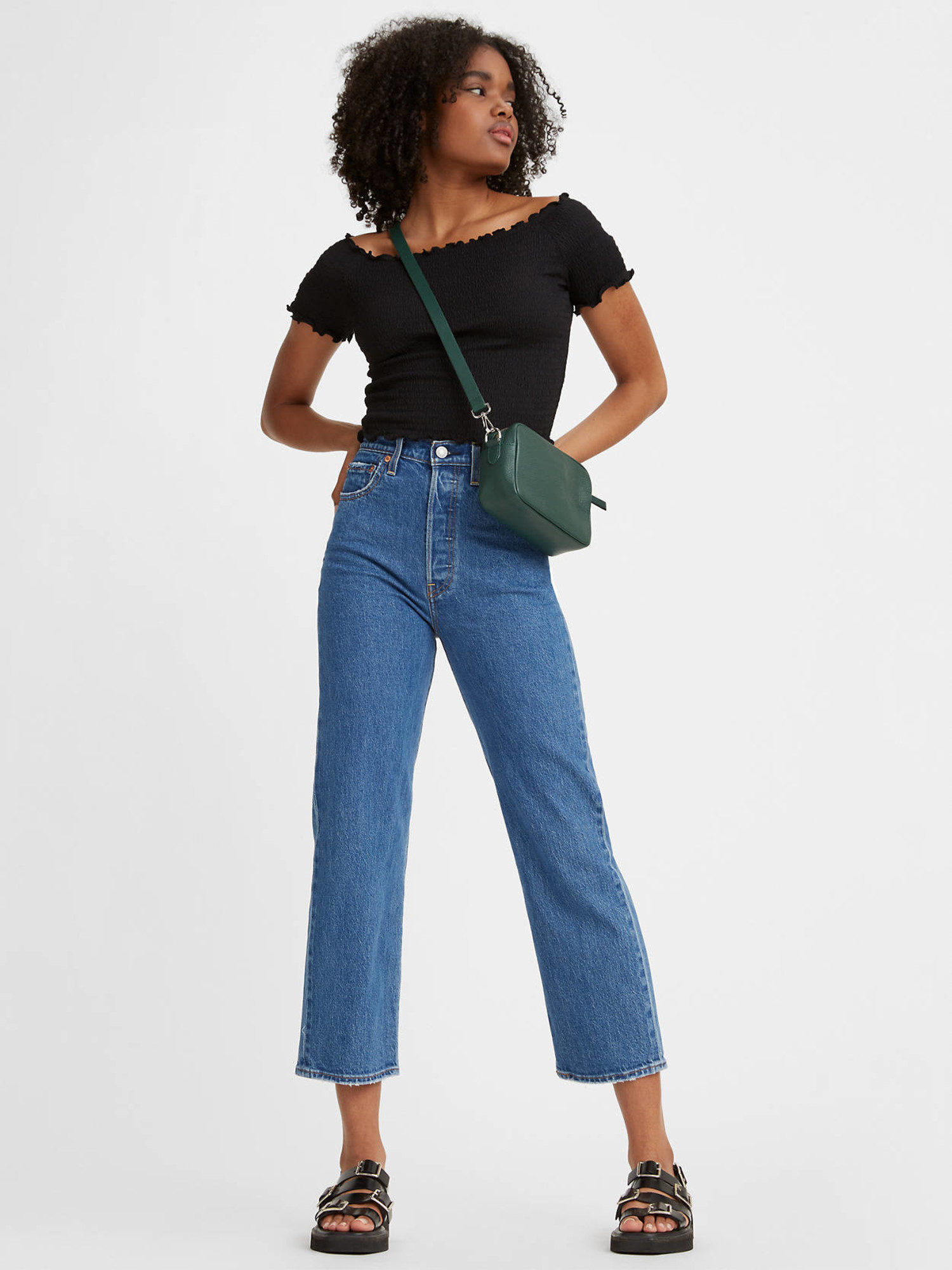 Levi's ribcage straight sale