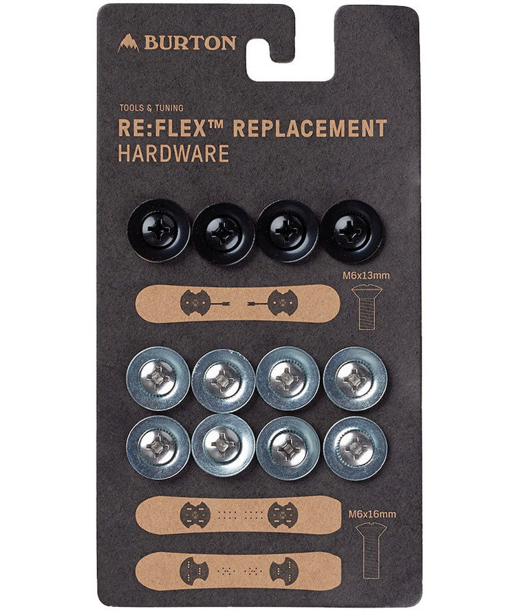 Burton Re:Flex Replacement Hardware | Silver