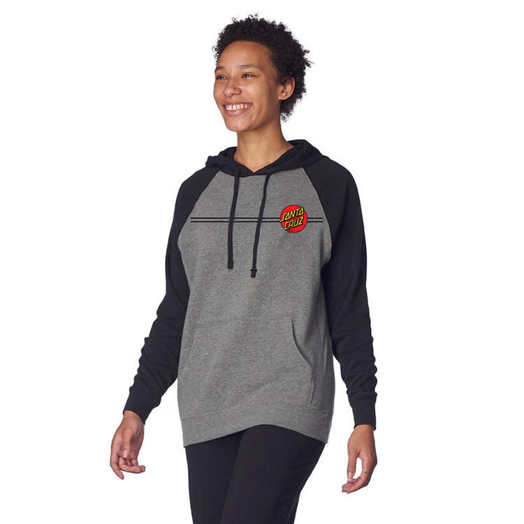 Santa Cruz Santa Cruz Classic Dot Pullover Hoodie Womens Sweatshirt | Nickle/Black