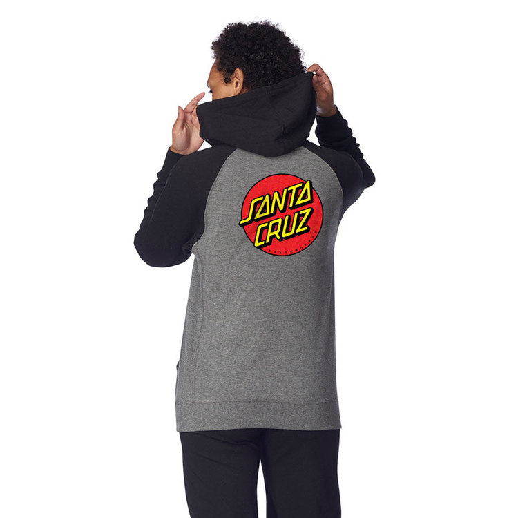 Santa Cruz Santa Cruz Classic Dot Pullover Hoodie Womens Sweatshirt | Nickle/Black