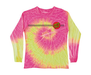 Santa Cruz Classic Dot Long Sleeve Tee | Berry Lime Swirl