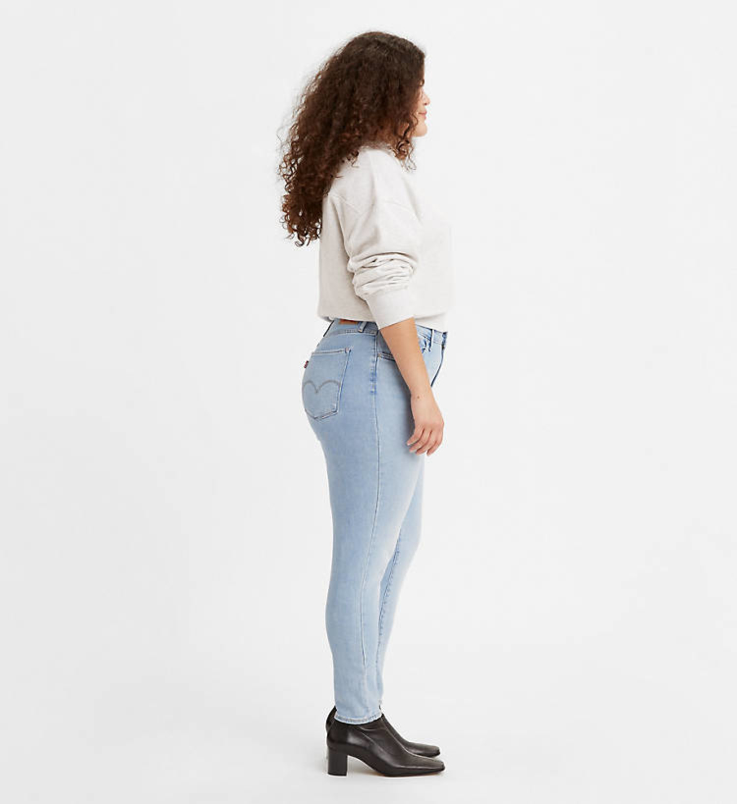 Levi's 721 high rise white sale