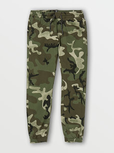 Volcom Big Boys Frickin Slim Jogger Pants | Army