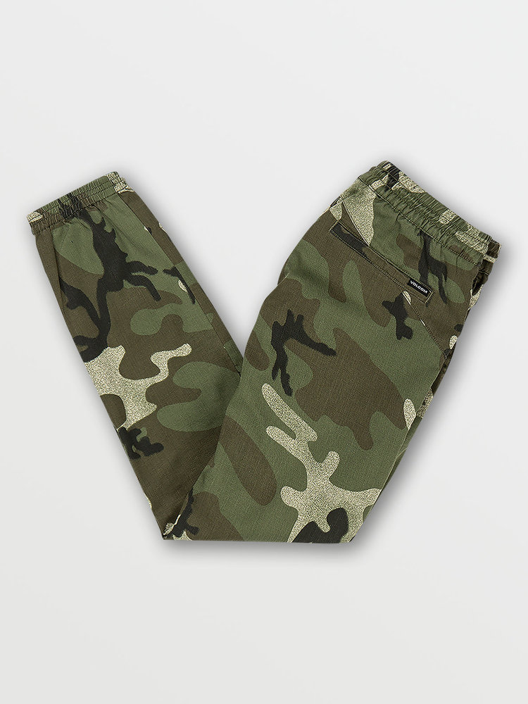 Volcom Big Boys Frickin Slim Jogger Pants | Army
