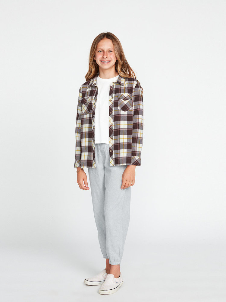 Volcom Volcom Getting Rad Plaid Long Sleeve | Espresso