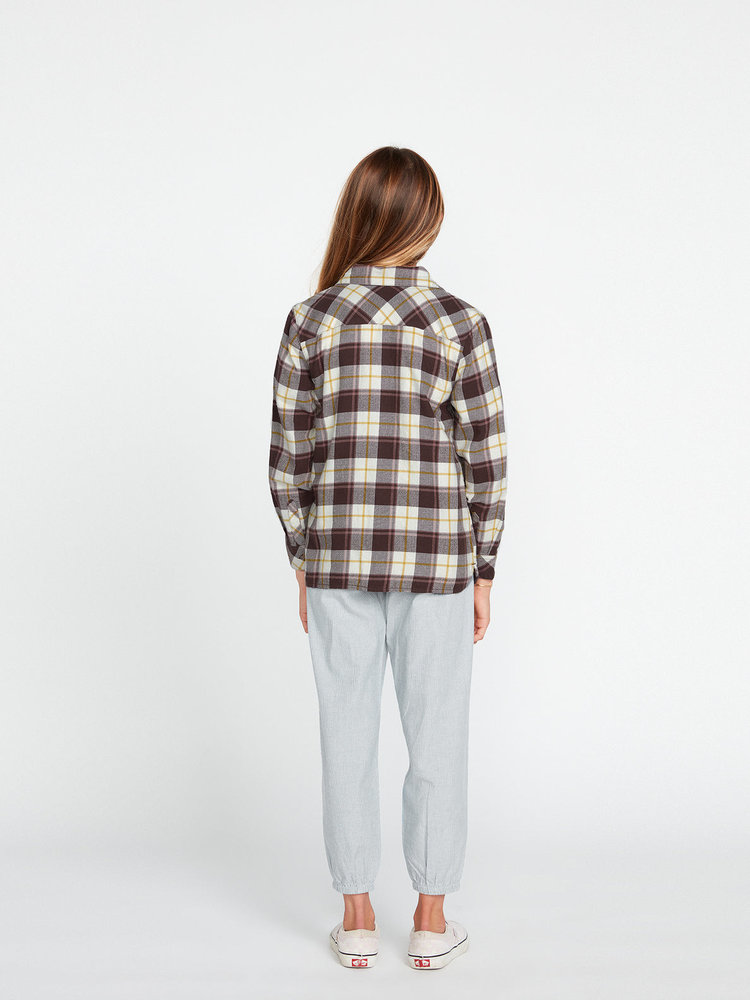 Volcom Volcom Getting Rad Plaid Long Sleeve | Espresso