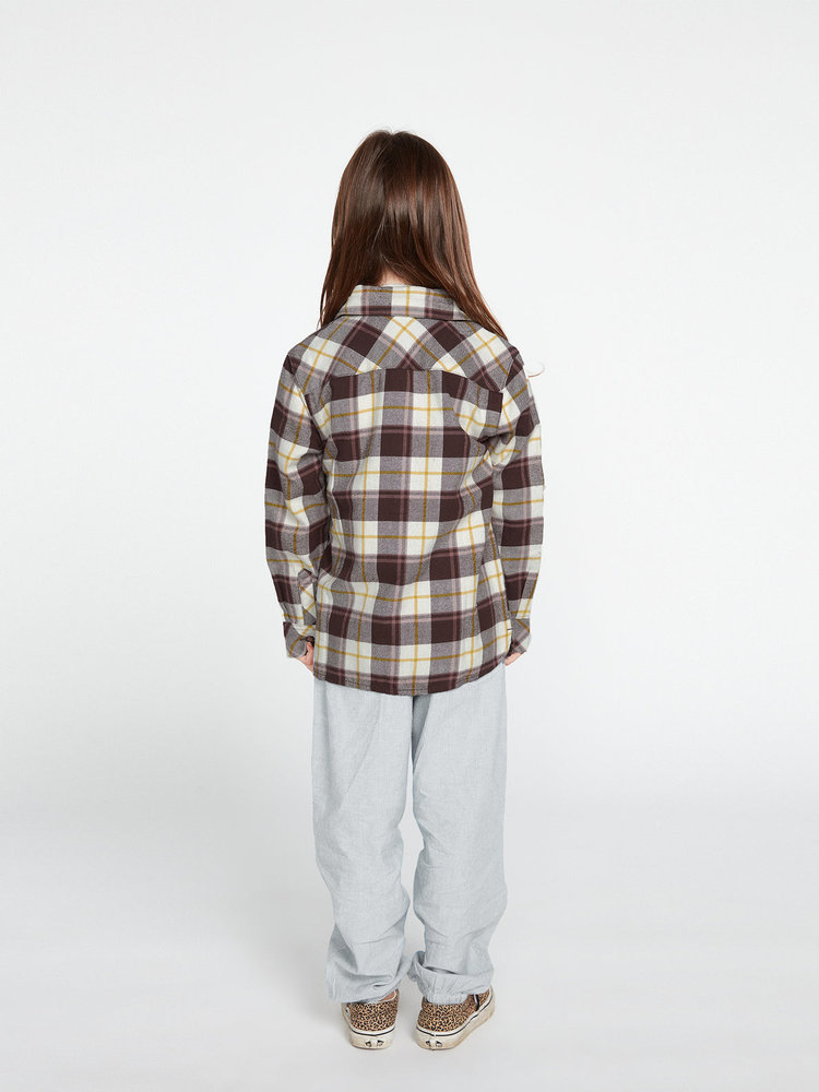 Volcom Volcom Getting Rad Plaid Long Sleeve | Espresso