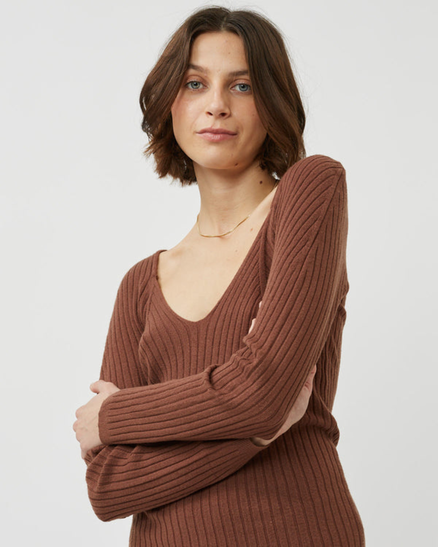 Lucky Brand Wool Blend Scoop Neck Sweaters for Women