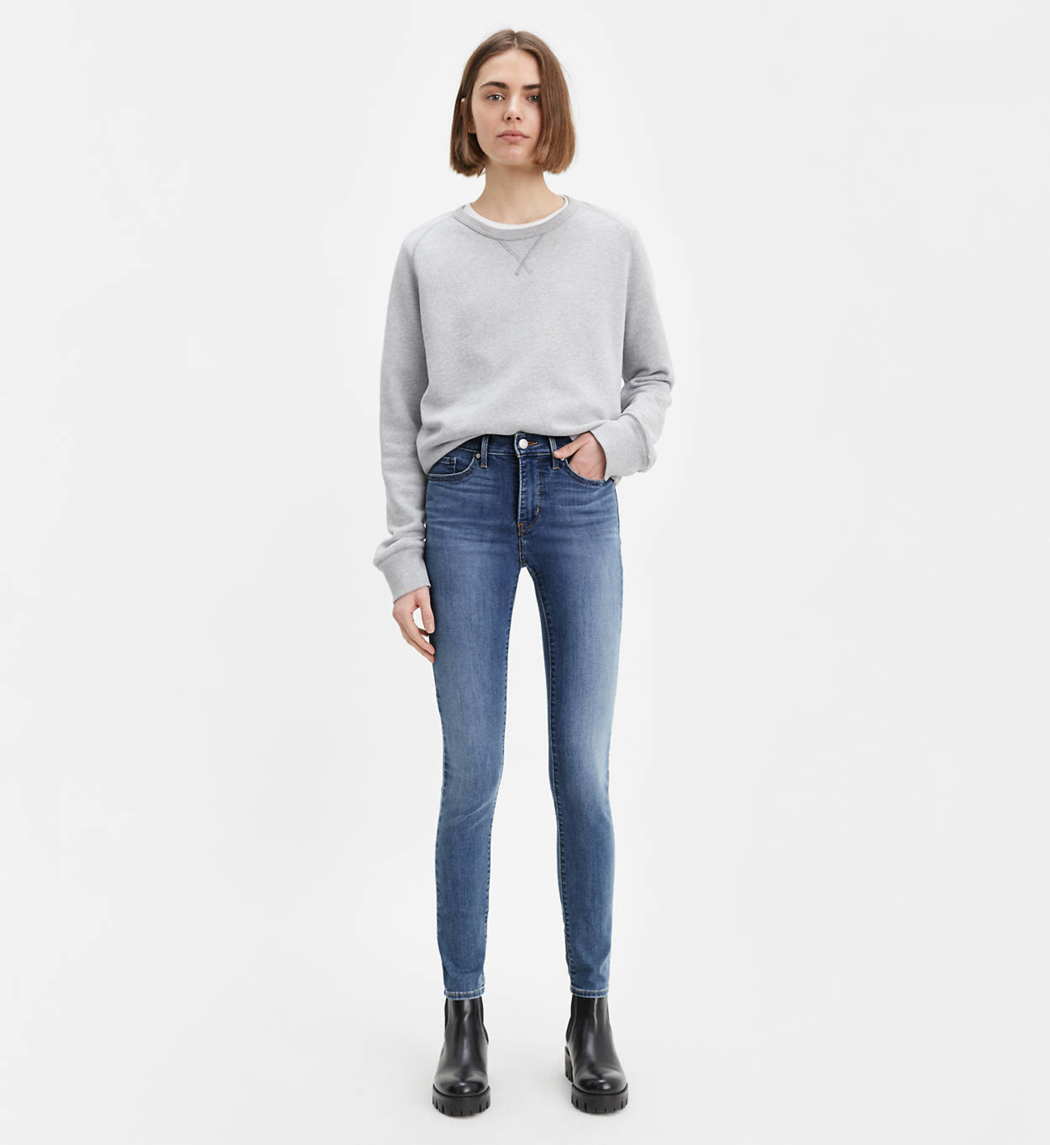Levi s 311 Shaping Skinny Women s Jeans Lapis Gallop Shop Now The Choice Shop