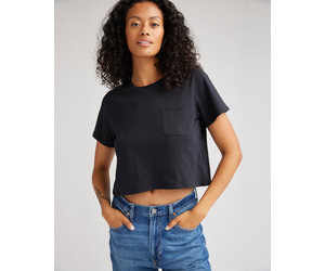 ALL RISE CROP TEE - BLACK