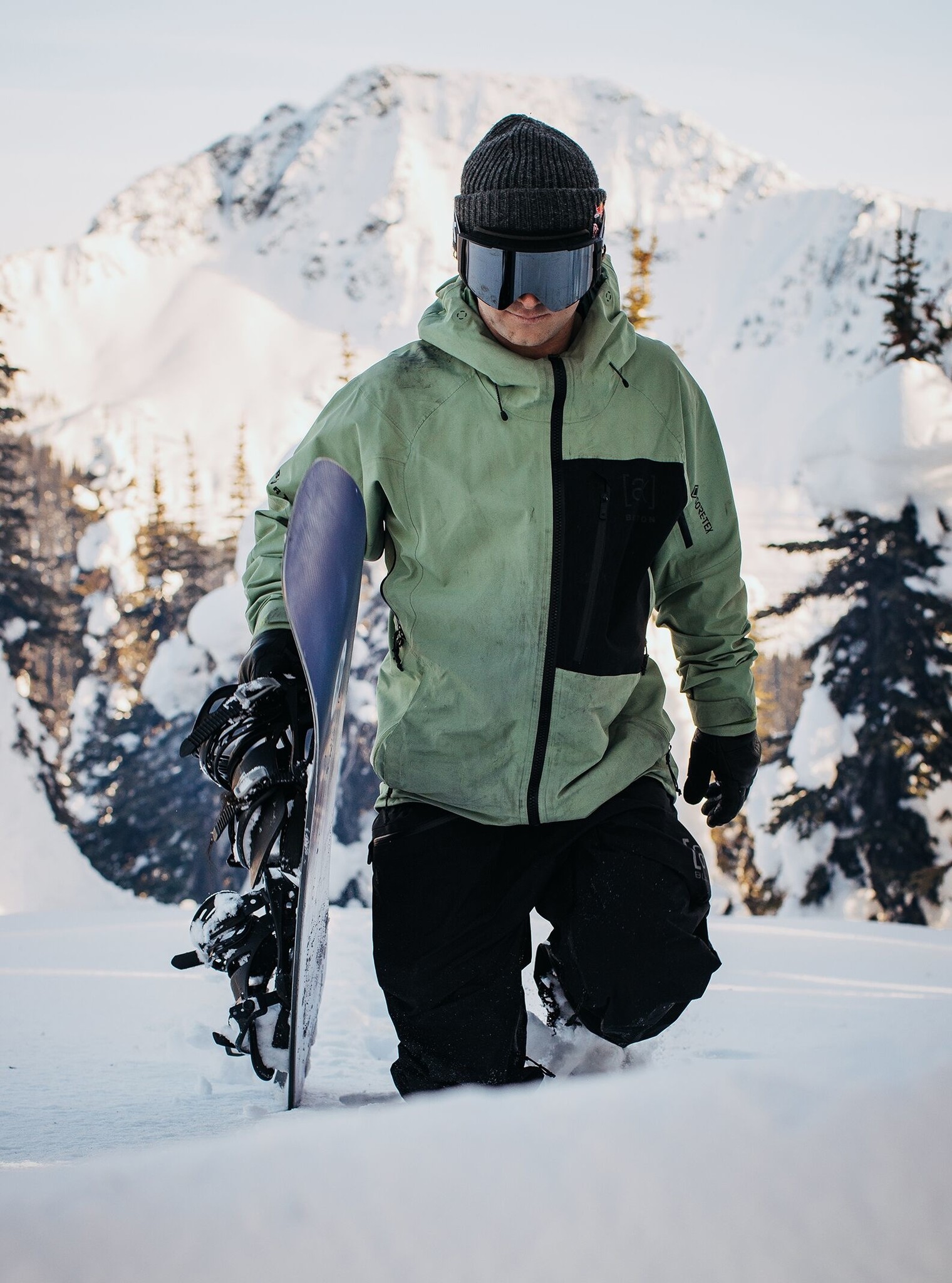 Burton [ak] GORE 2L Cyclic Jacket | Hedge Green/True Black