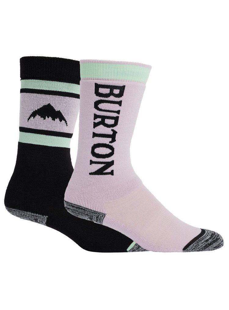 Burton Burton Kids' Weekend Midweight Sock 2-Pack | Elderberry