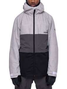 686 Technical Apparel Men's Smarty 3-In-1 Form Jacket | White Heather Colorblock