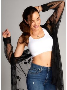 C'est Moi C'est Moi Bamboo Bralette | White