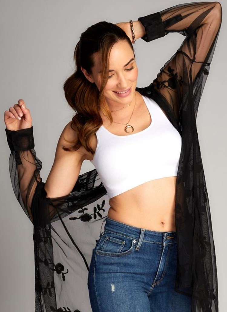 C'est Moi C'est Moi Bamboo Bralette | White