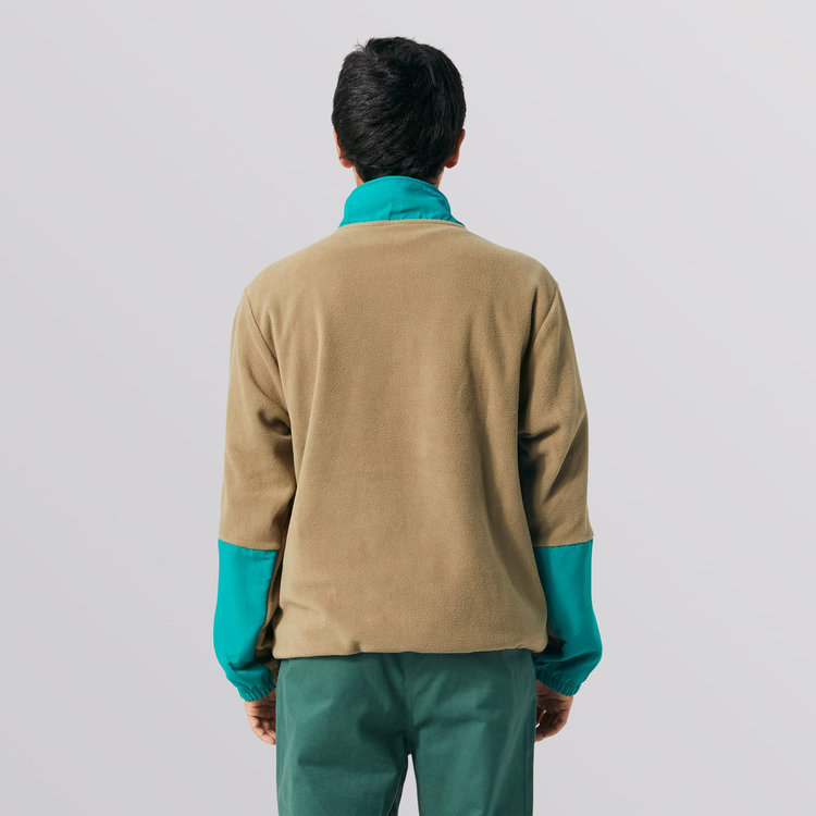 HUF HUF Range Quarter Zip Polar Fleece Jacket | Olive