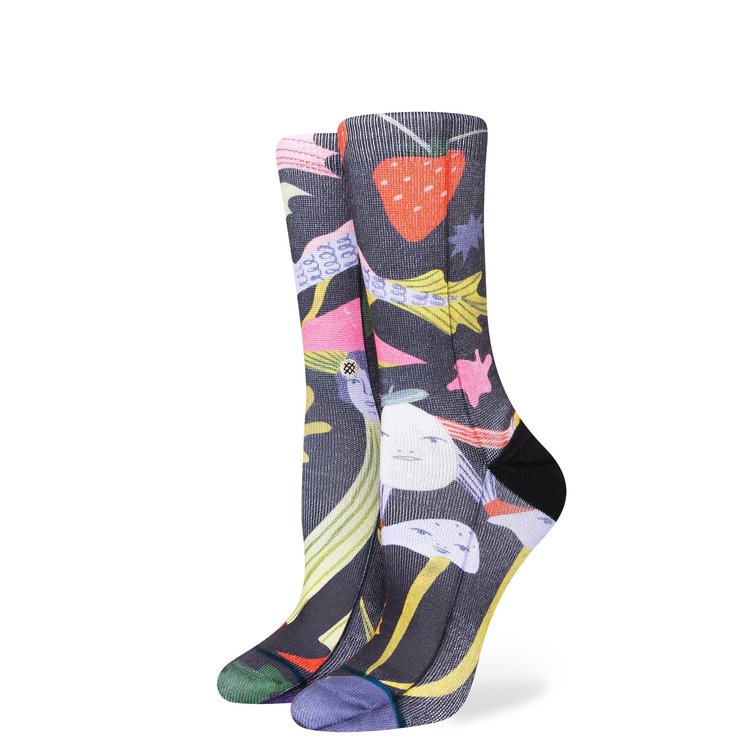 Stance Stance Estee Preda Night Of The Salamander Crew Socks | Black