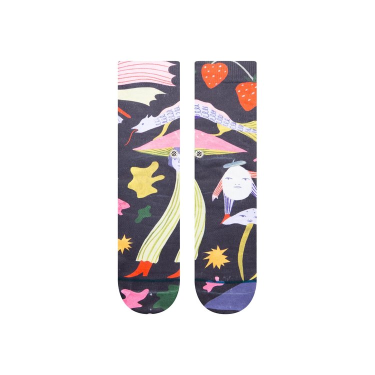 Stance Stance Estee Preda Night Of The Salamander Crew Socks | Black