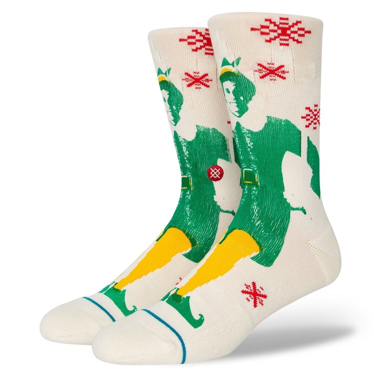 Stance Stance Buddy The Elf Crew Socks | Off White