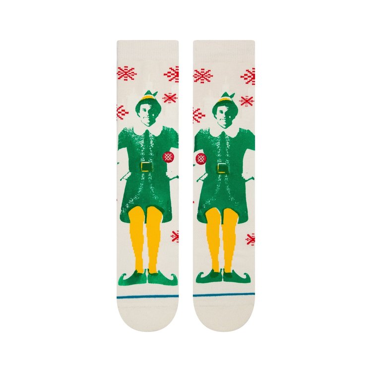Stance Stance Buddy The Elf Crew Socks | Off White