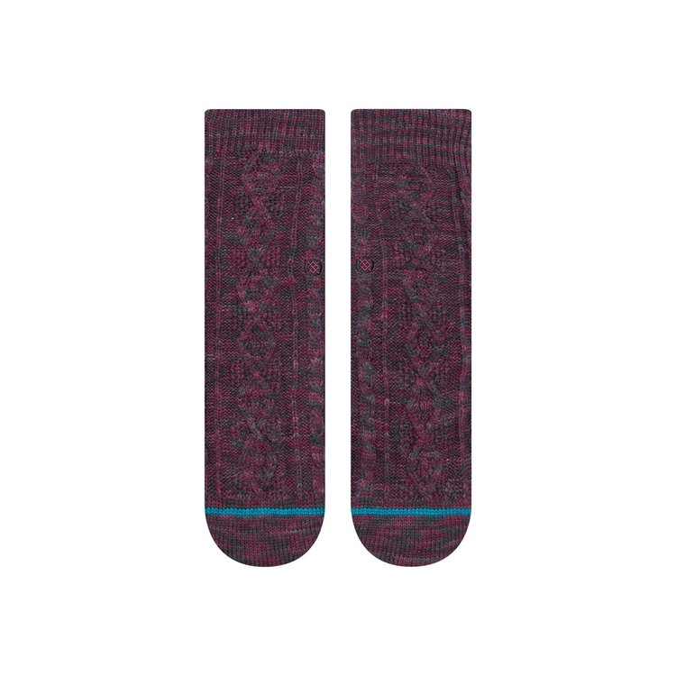 Stance Habitat Crew Socks | Burgundy