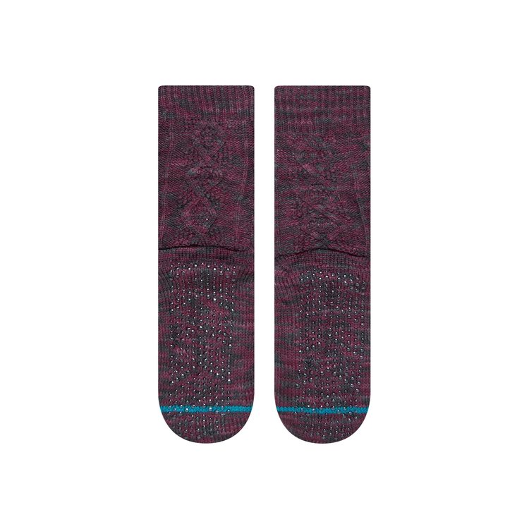 Stance Habitat Crew Socks | Burgundy