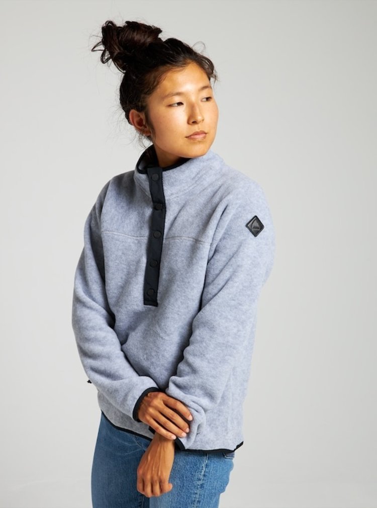 Burton Burton Hearth Fleece Pullover | Gray Heather