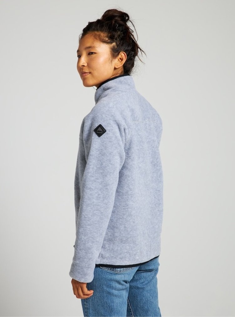Burton Burton Hearth Fleece Pullover | Gray Heather