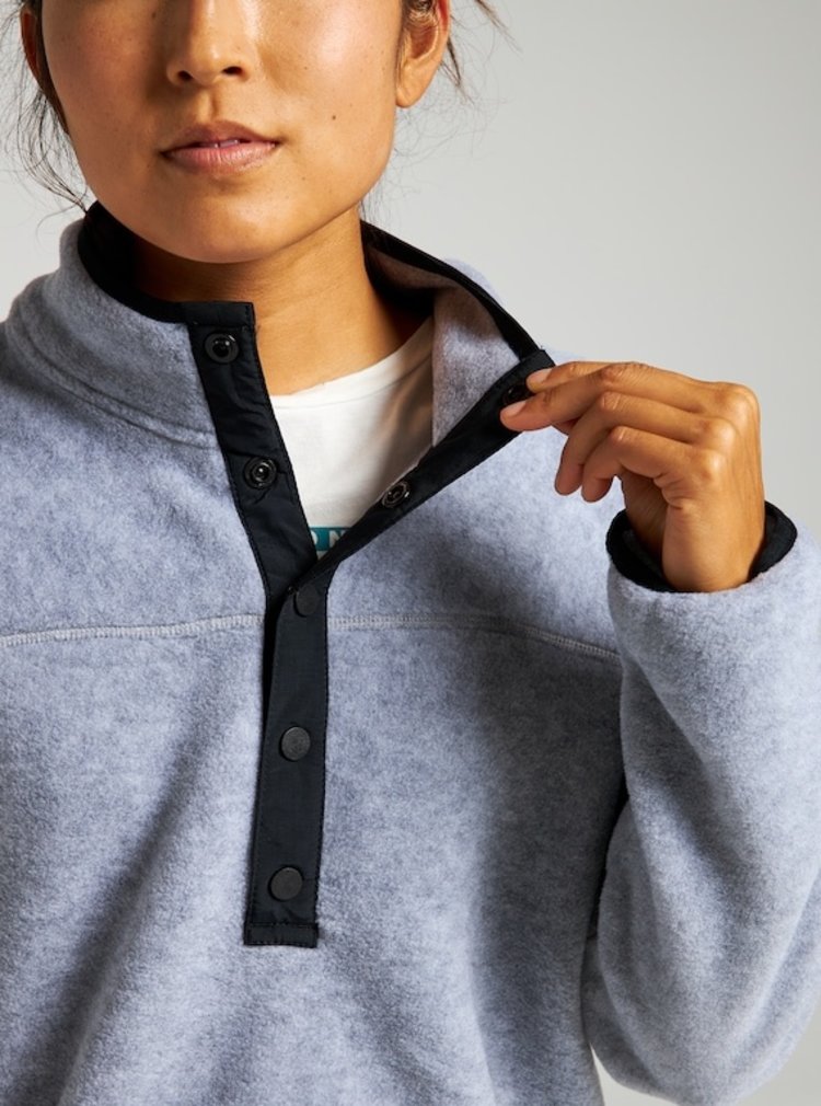 Burton Burton Hearth Fleece Pullover | Gray Heather