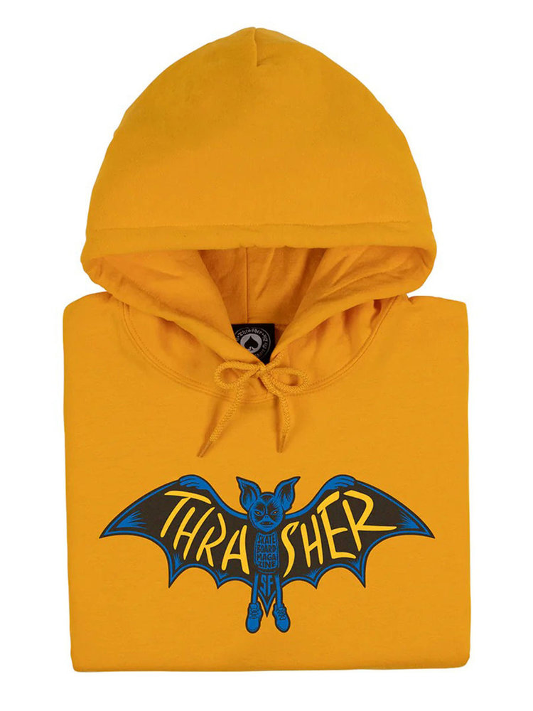 Thrasher Thrasher Bat Pullover Hoodie Jacket | Gold