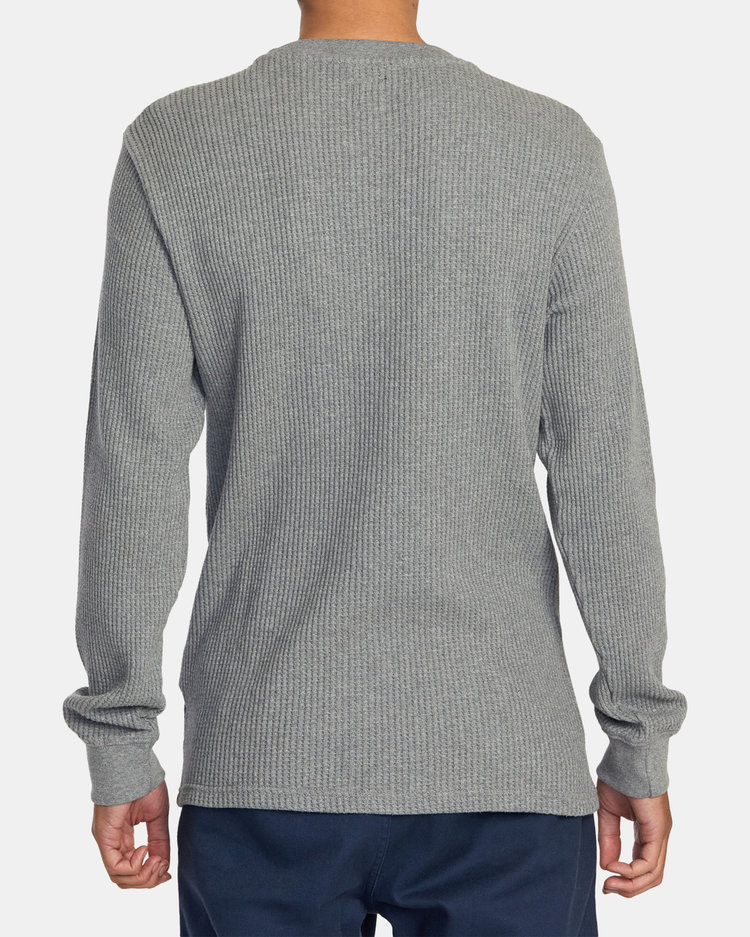 RVCA Day Shift Thermal Long Sleeve | Grey Noise