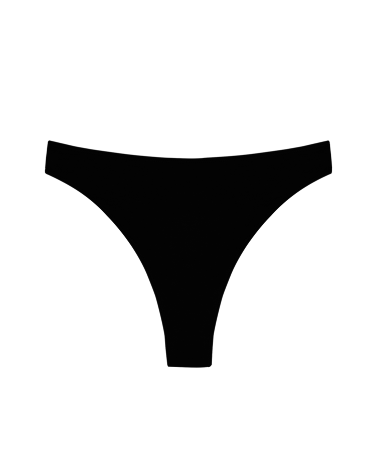Huha Huha High Rise Thong | Black