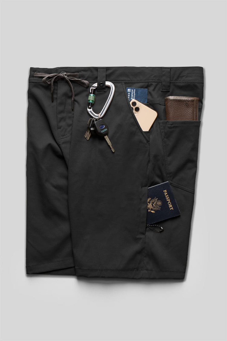 686 Technical Apparel 686 Everywhere Hybrid Short - Relaxed Fit | Black