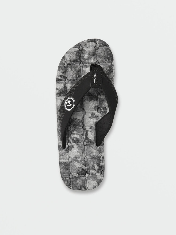 Volcom Youth Recliner Sandals | Grey Combo